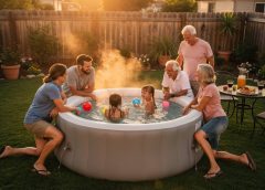 Защо надуваемото джакузи е идеално за семейства с деца